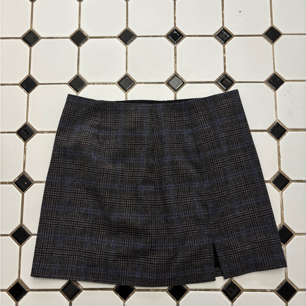 Madewell Charcoal Gray Mini Skirt